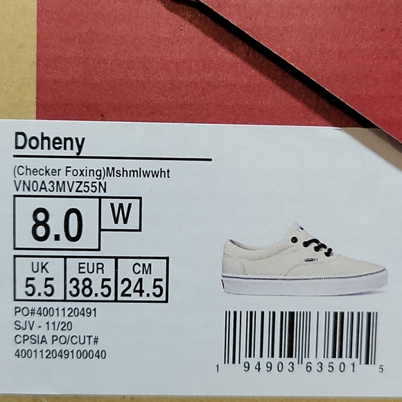 Vans Women's Doheny Checker Foxing - Picture 12 of 13